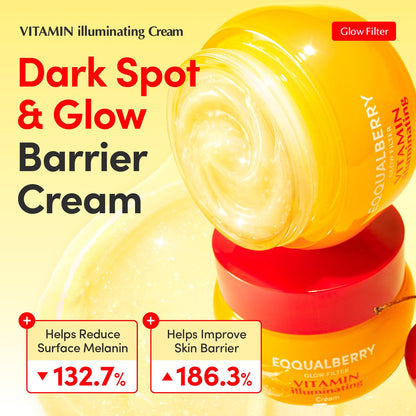 Vitamin Illuminating Cream – Vitamin C & 5% Niacinamide + 3% TXA | Dark spots Cream | Ceramide Barrier Strength | Glowy, Lightweight Hydration (1.69 fl.oz / 50ml)