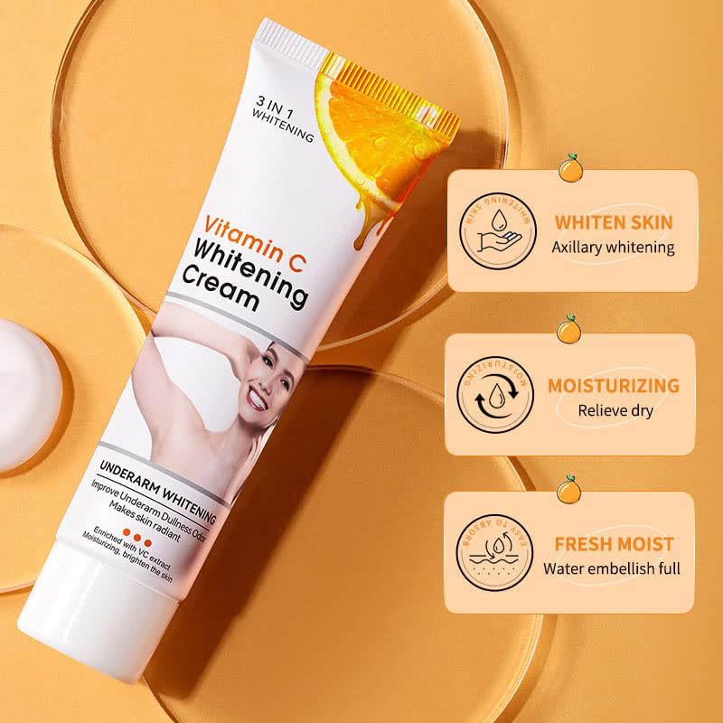 Body VVhitening Cream for Private Area and Bikini Area, Quick Results Vitamin C Skin Care Cream (1.8 FL.Oz)