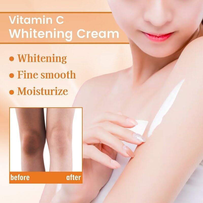 Body VVhitening Cream for Private Area and Bikini Area, Quick Results Vitamin C Skin Care Cream (1.8 FL.Oz)