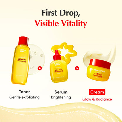 Vitamin Illuminating Cream – Vitamin C & 5% Niacinamide + 3% TXA | Dark spots Cream | Ceramide Barrier Strength | Glowy, Lightweight Hydration (1.69 fl.oz / 50ml)