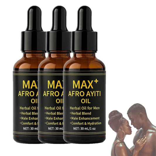 Afro Ayiti Oil for Men, Max+ Afro Ayiti Oil for Man (3 Pcs)